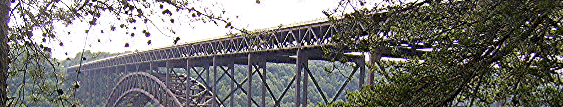 This is the New River Gorge Bridge in West Virginia.